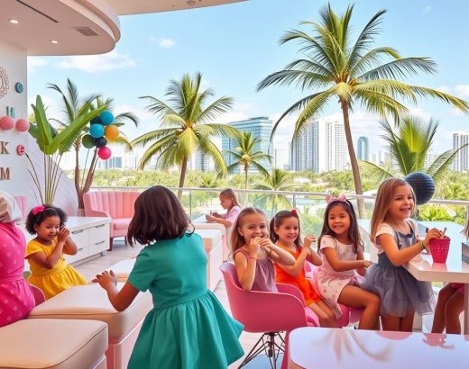 kids Nail spa party idea miami FL